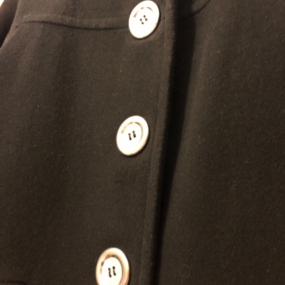 MICHAEL KORS Black Wool Winter Coat - Picture 4 of 5